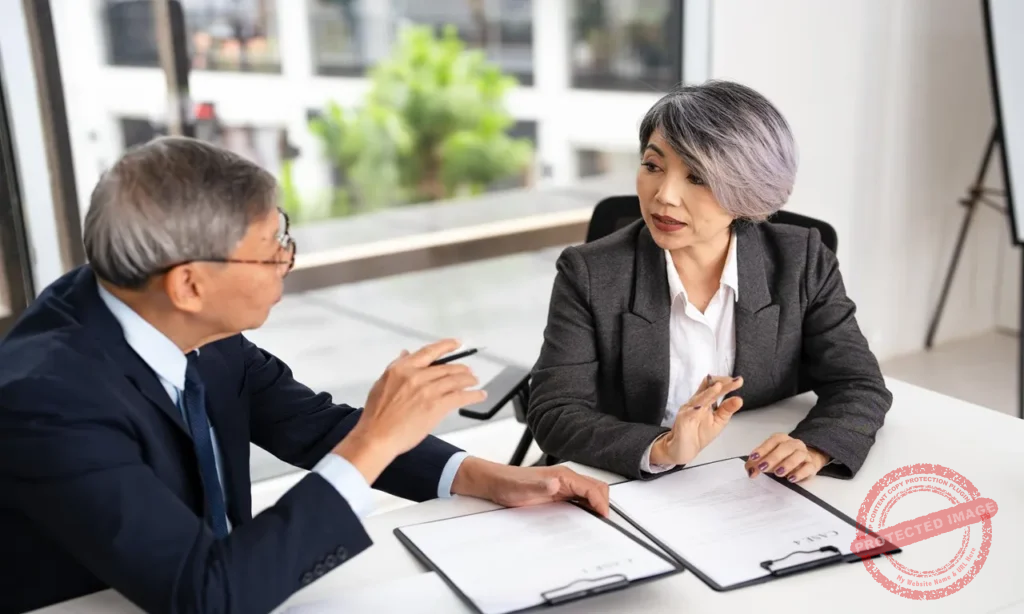Appellate brief attorney reviewing appeal documents and legal court records