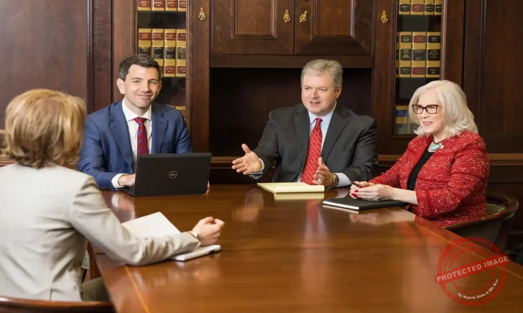 Supreme Court appeals attorney reviewing legal documents and appellate case files in courtroom setting