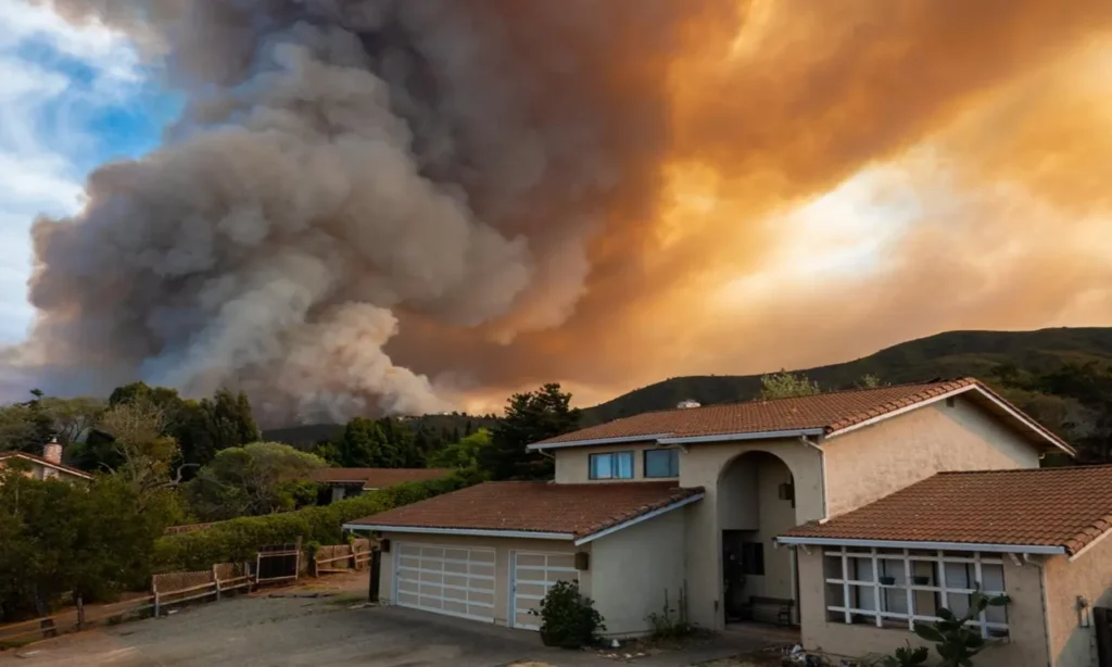 Fire-prone home insurance coverage protecting homes against wildfire damage, property loss, rebuilding costs, and financial risks in high fire-risk areas.
